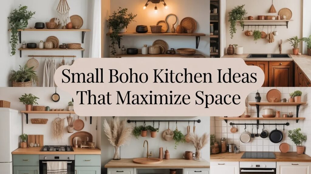small boho kitchen idea