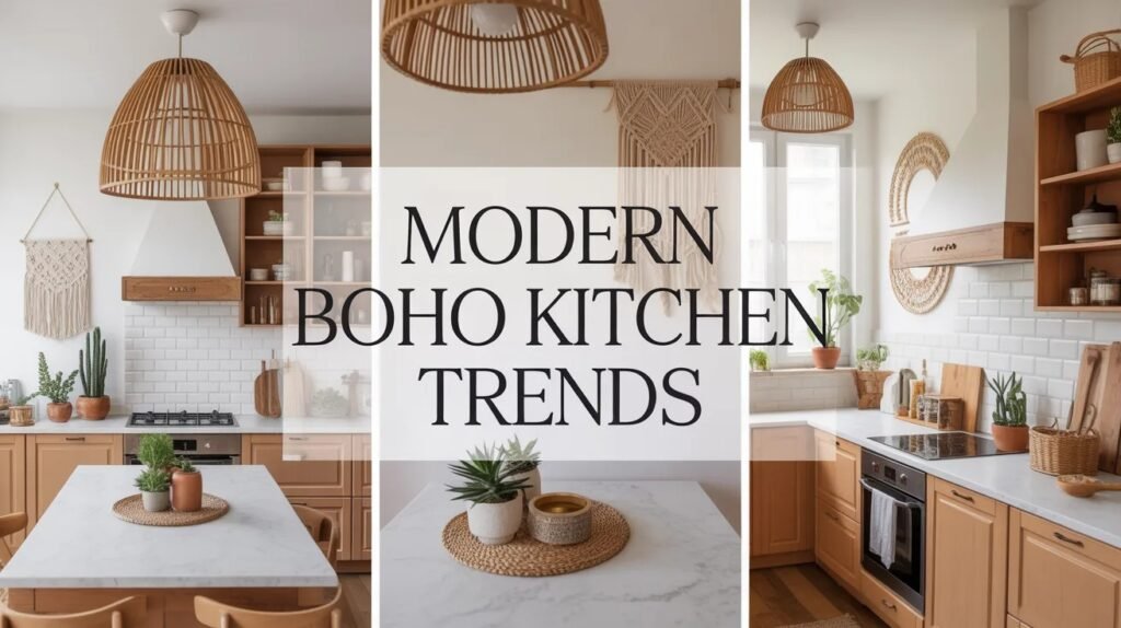 modern boho kitchen trends