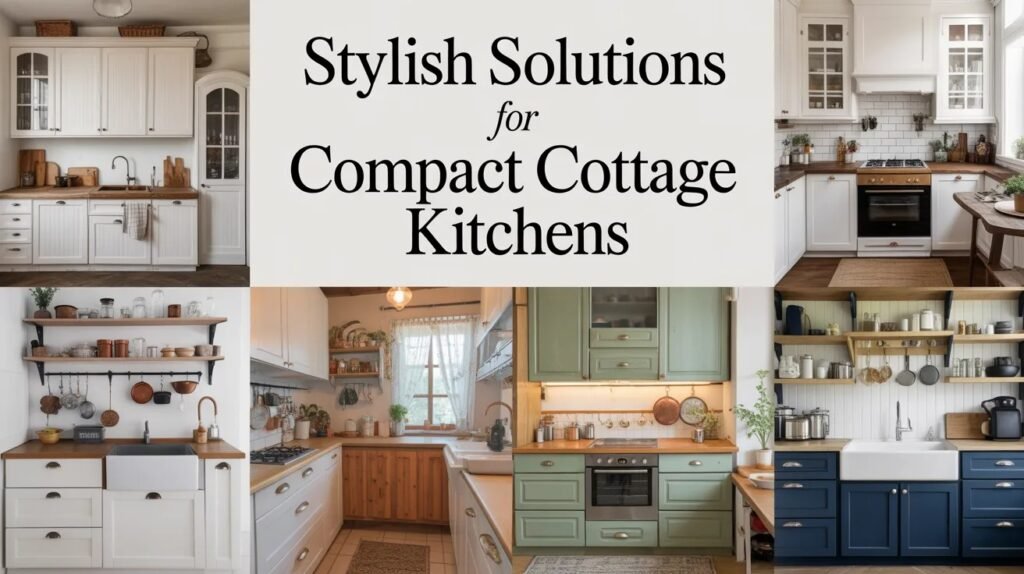 stylish solution for compact cottage kitchen