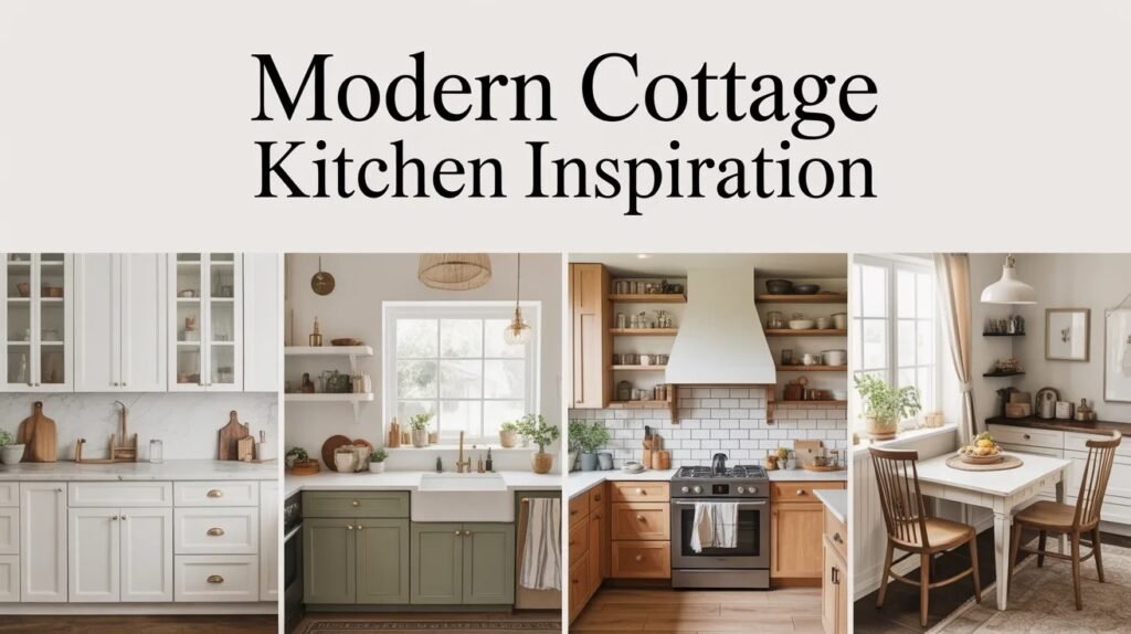 Modern cottage kitchen