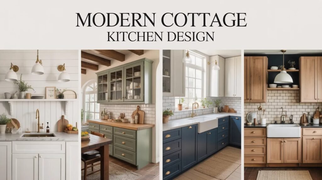 Modern cottage kitchen