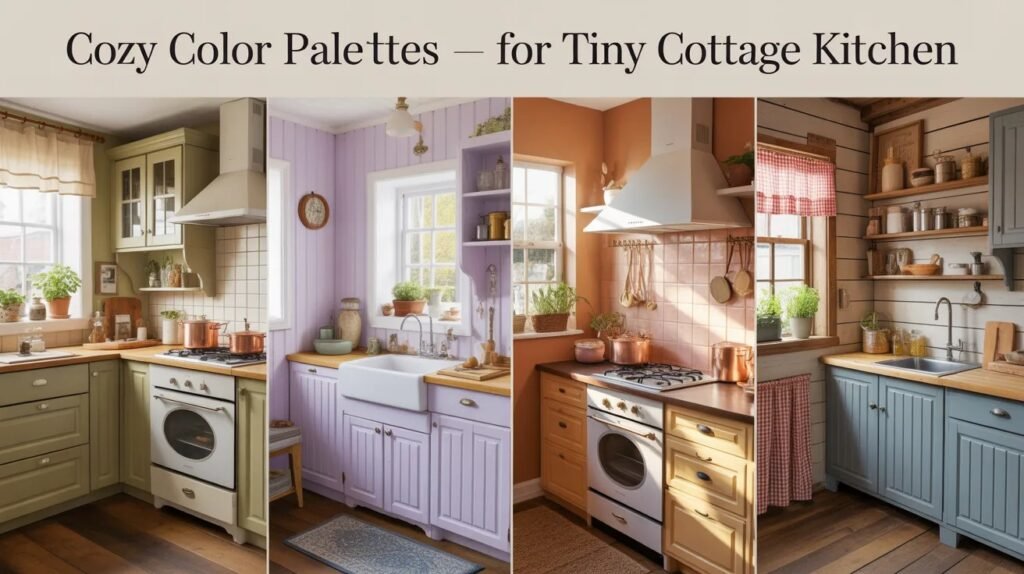 cozy color palettes for tiny cottage