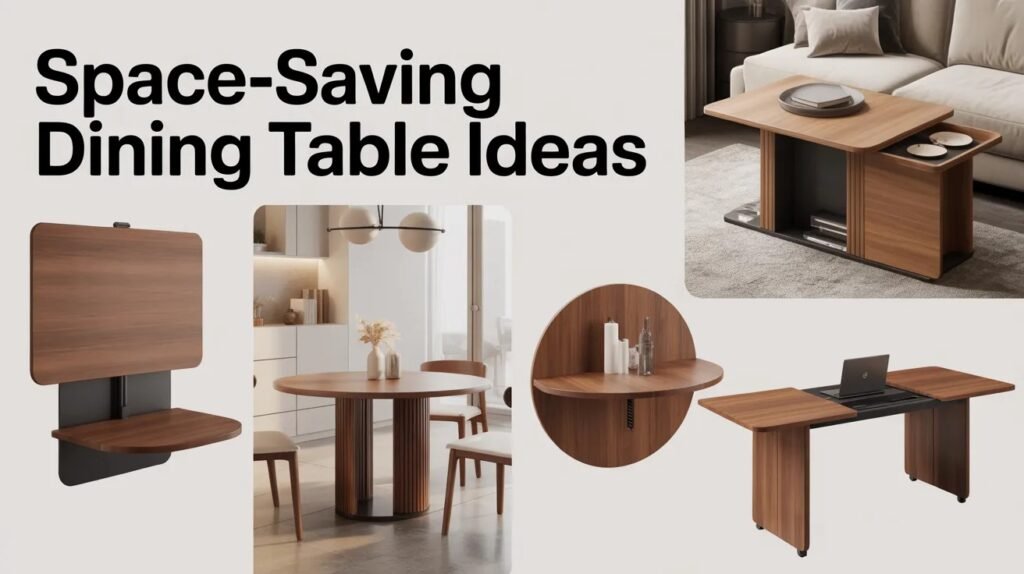 space saving dining table
