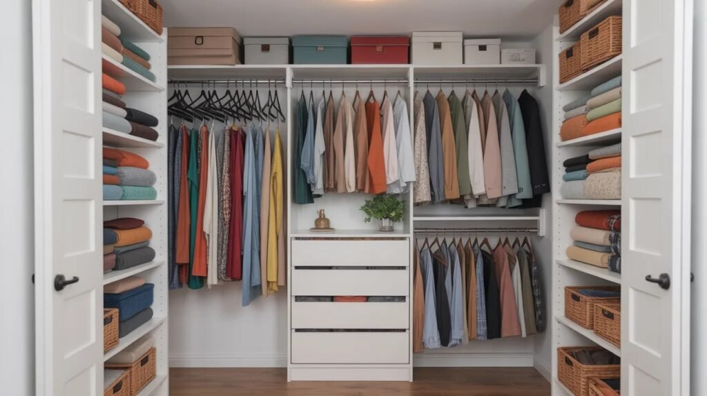 best way to organize a small closet