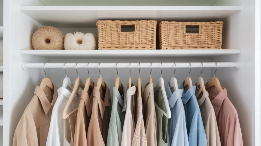organize a small closet