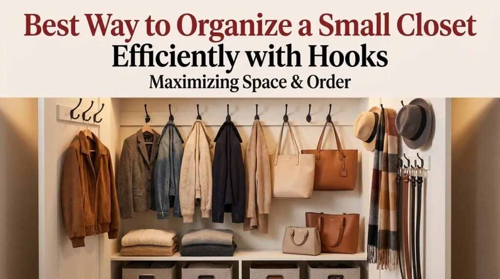 organize a small closet