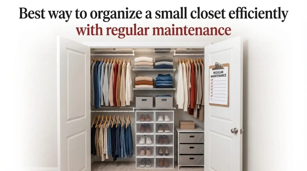 small closet with maintenance