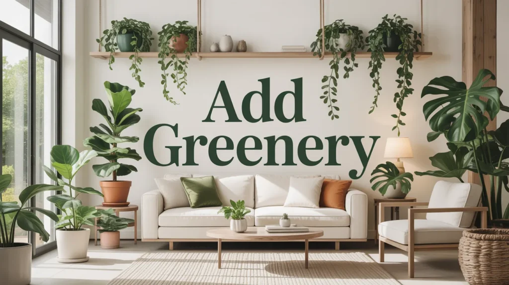 add greenery