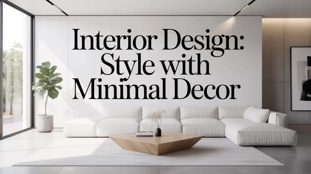 minimal decor