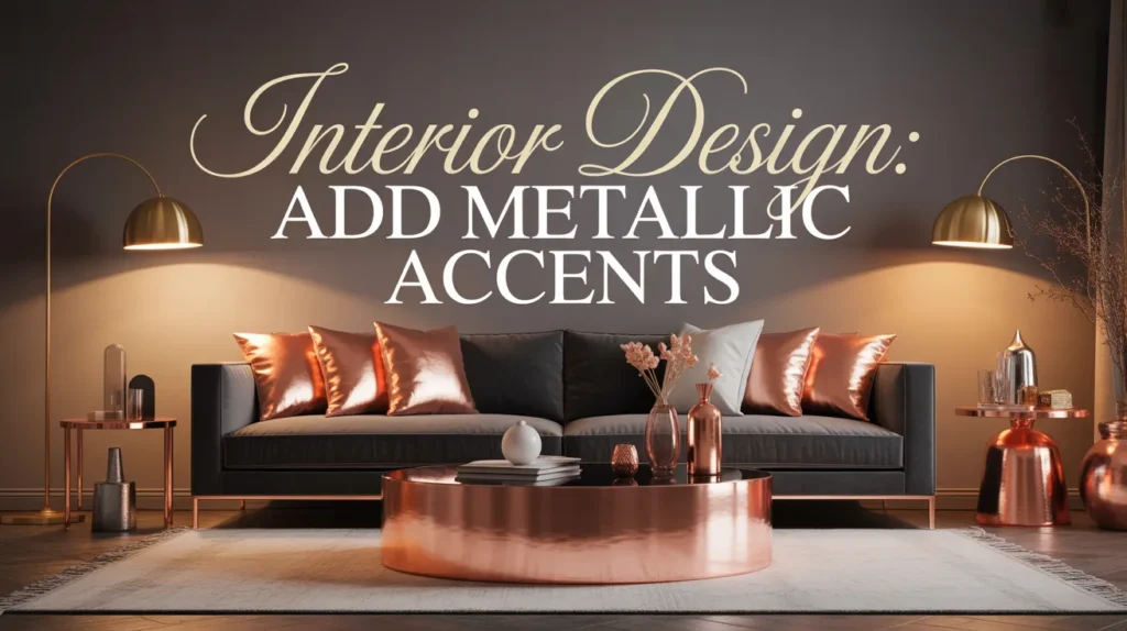 metallic accent
