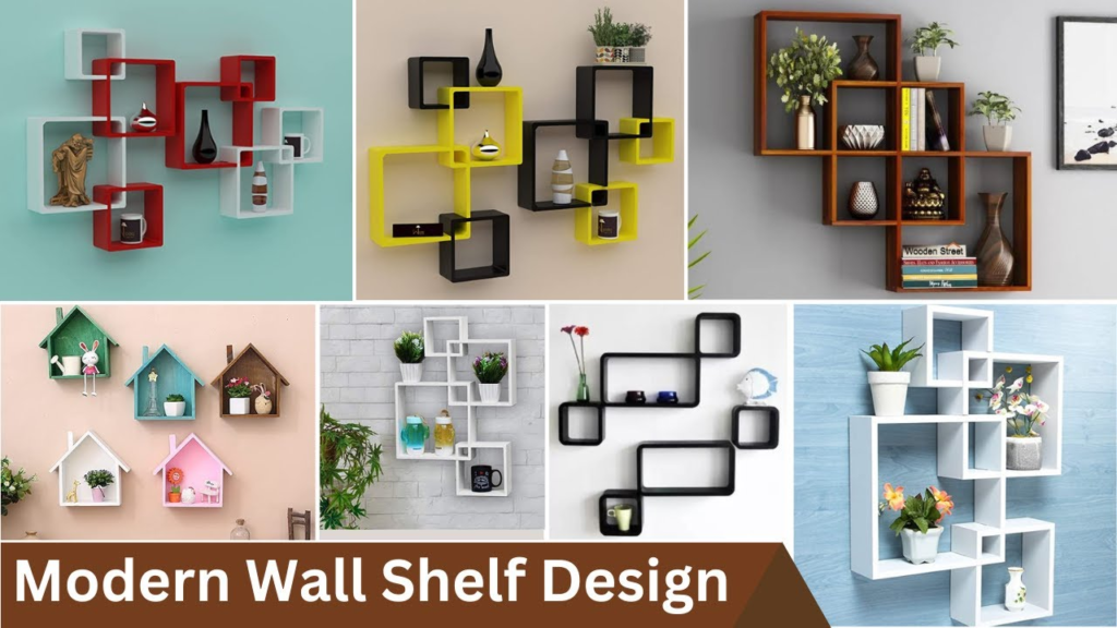 Modern wall shelf decoration ideas for small spaces