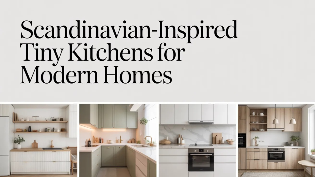 scandinavian tiny kitchen