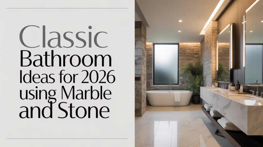 using marble and stones