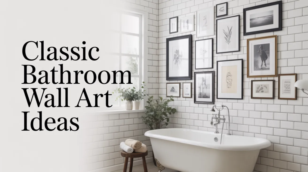 bathroom wall art