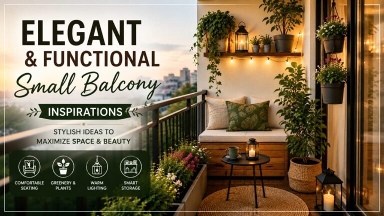 elegang small balcony