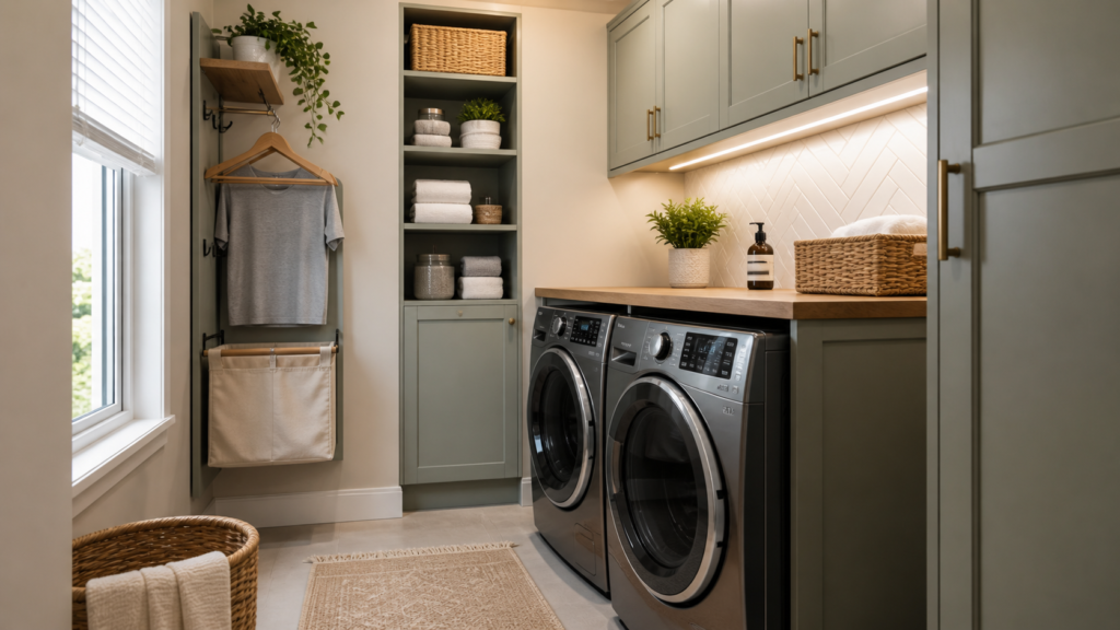 small laundary room