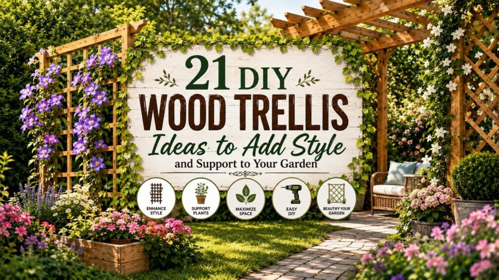 diy wood trellis