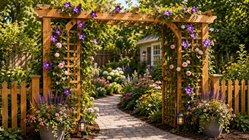 wooden framework