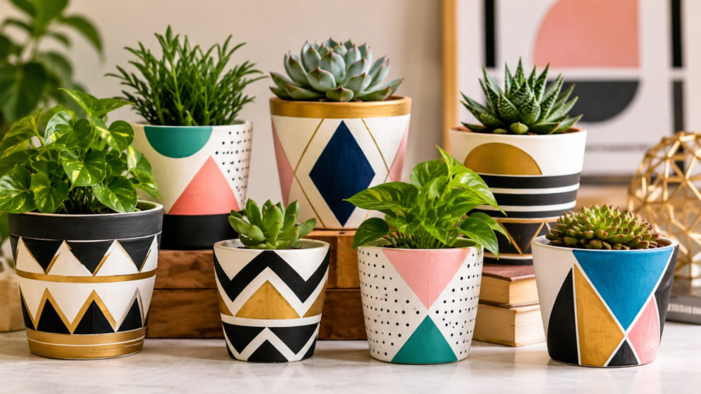 colourful potpainting