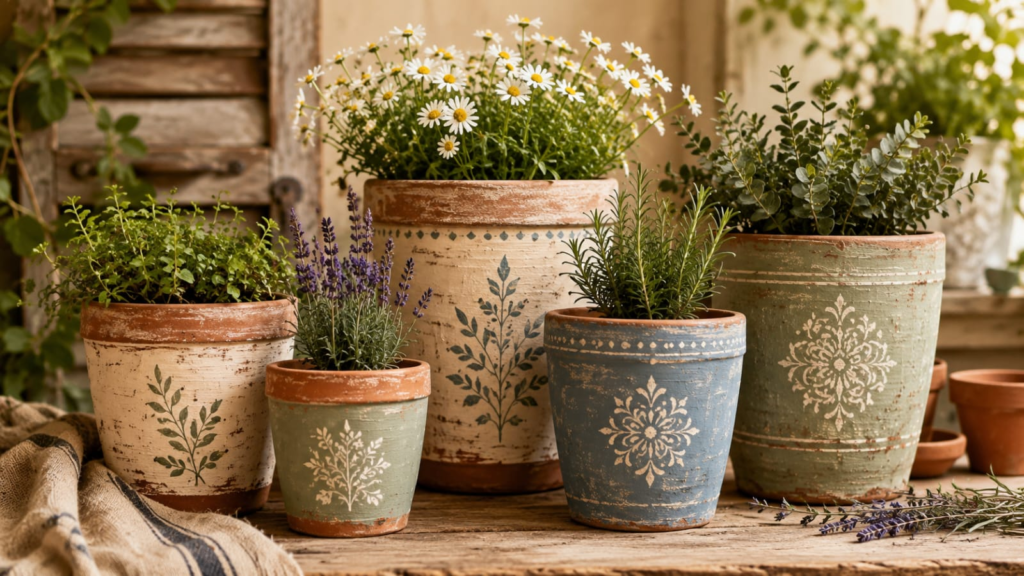 rustic terracotta