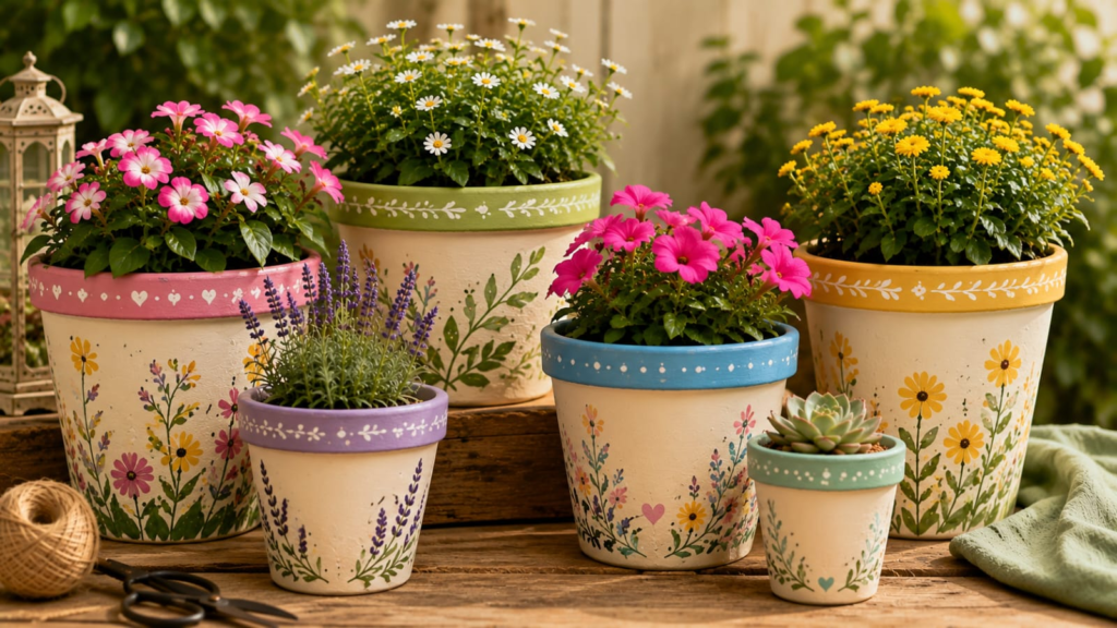 personalised pot painting